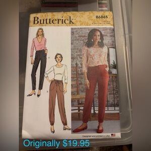 Butterick Women's Stylish Pants Sewing Pattern